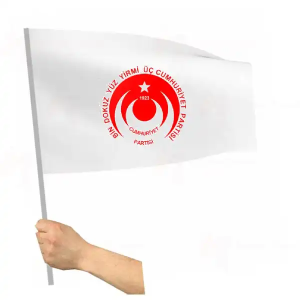 1923 Cumhuriyet Partisi Sopal Bayraklar