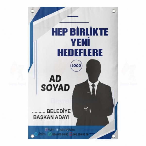 40x60 Vinil Branda Belediye Afii