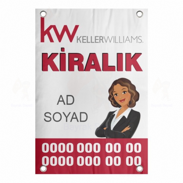 40x60 Vinil Branda Kiralk KW Keller Williams Afii retimi ve sat Resimleri Fiyat Fiyatlar Satlar eitleri imalat eitleri