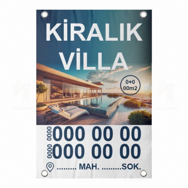 50x70 Vinil Branda Kiralk Villa Afii Nerede Fiyatlar