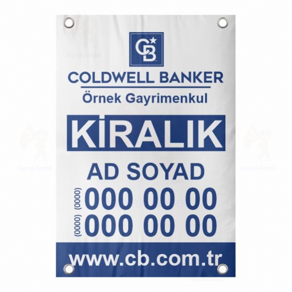 65x100 Vinil Branda Kiralk Coldwell Banker Afii Fiyat