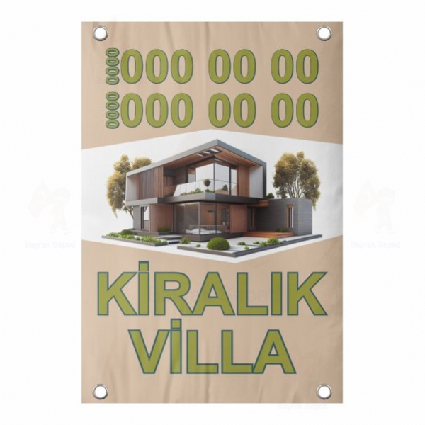 65x100 Vinil Branda Kiralk Villa Afii Toptan Alm Satlar