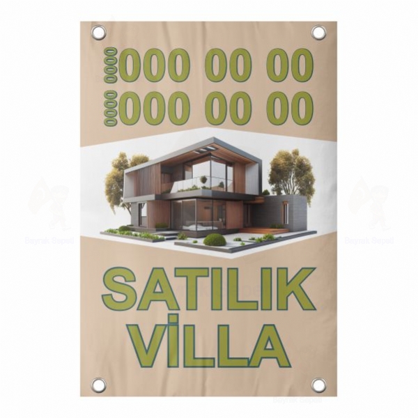 65x100 Vinil Branda Satlk Villa Afii Nerede Yaptrlr