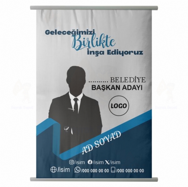 80x120 Vinil Branda Belediye Afii