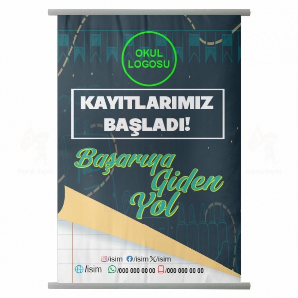 80x150 Vinil Branda Eitim Kurumlar Afii Sat Fiyat Toptan Sat