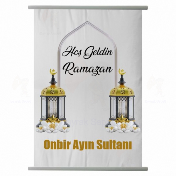 80x150 Vinil Branda Ramazan Bayram Afii Fiyat retimi ve sat Satlar