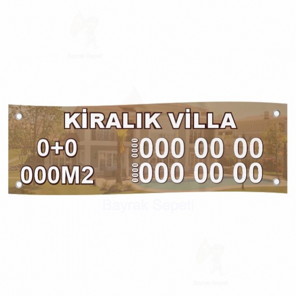 80x200 Vinil Branda Kiralk Villa Afileri Kalitesi imalat