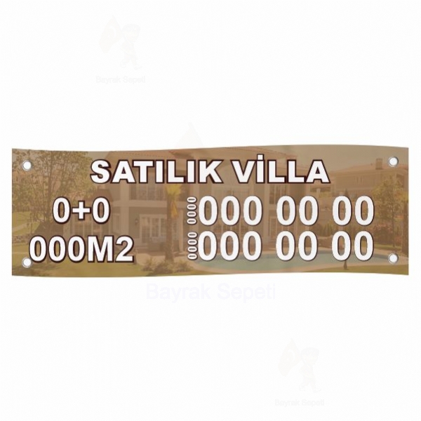 80x200 Vinil Branda Satlk Villa Afileri Sat Satn al retimi