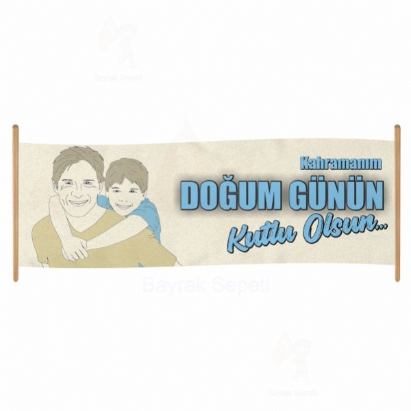 80x300 Vinil Branda Babaya Doum Gn Afileri