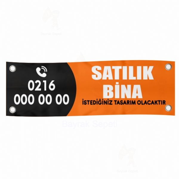 80x300 Vinil Branda Satlk Bina Afileri