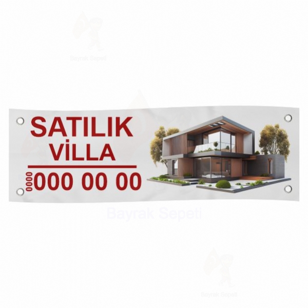 80x400 Vinil Branda Satlk Villa Afileri Sat Fiyat