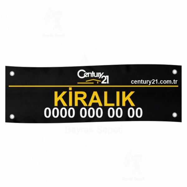 80x450 Vinil Branda Kiralk Century21 Afileri