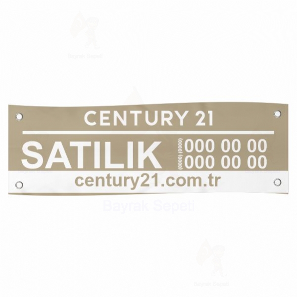 80x600 Vinil Branda Satlk Century21 Afileri eitleri Fiyat