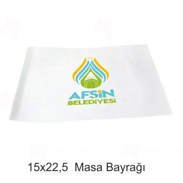 Afin Belediyesi Masa Bayraklar