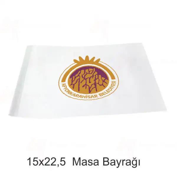 Afyonkarahisar Belediyesi Masa Bayraklar