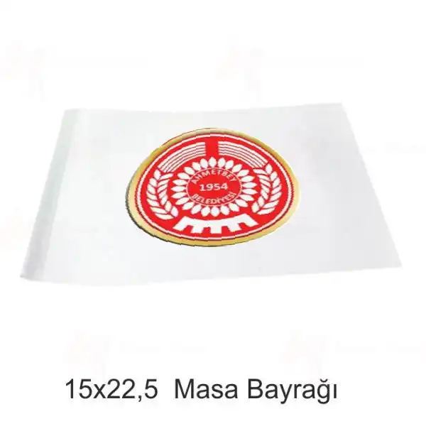 Ahmetbey Belediyesi Masa Bayraklar Tasarm