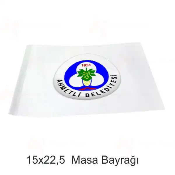 Ahmetli Belediyesi Masa Bayraklar retimi