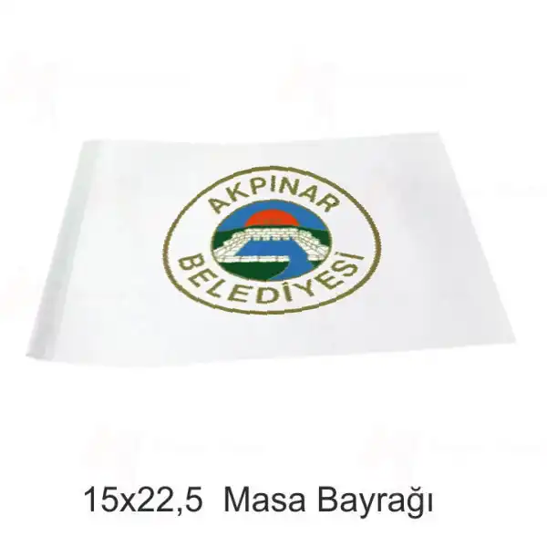 Akpnar Belediyesi Masa Bayraklar