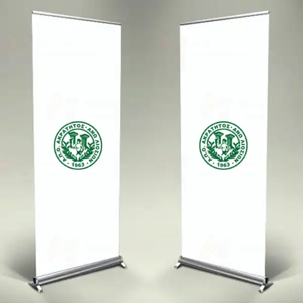 Akratitos Ano Liosion Roll Up ve Banner