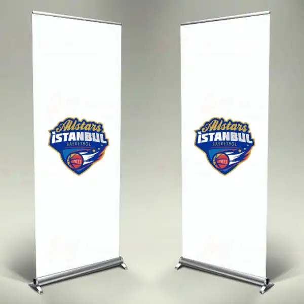 Allstars stanbul Basketbol Roll Up ve Banner