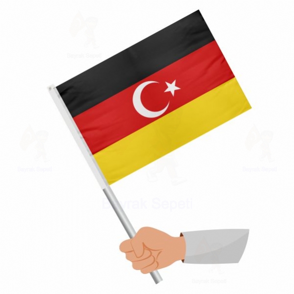 Alman Trkleri Sopal Bayraklar retimi ve Sat