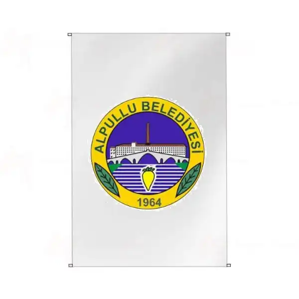 Alpullu Belediyesi Bina Cephesi Bayraklar