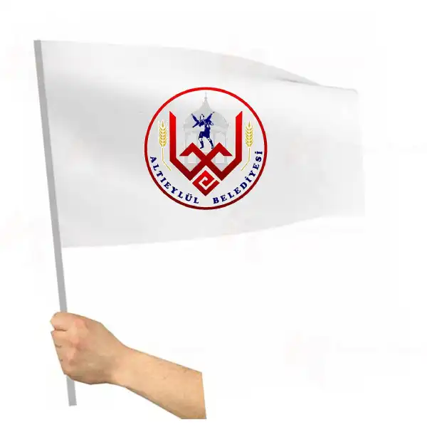Altıeylül Belediyesi Sopalı Bayraklar