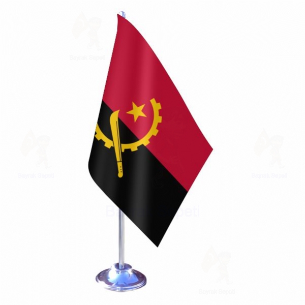 Angola Tekli Masa Bayraklar