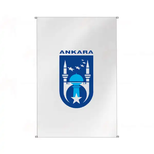 Ankara Bykehir Belediyesi Bina Cephesi Bayraklar