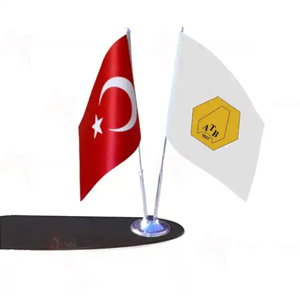 Ankara Ticaret Borsas 2 Li Masa Bayraklar Tasarm
