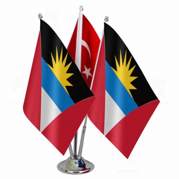 Antigua ve Barbuda 3 L Masa Bayraklar