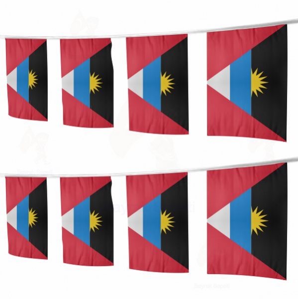 Antigua ve Barbuda pe Dizili Ssleme Bayraklar Ebat