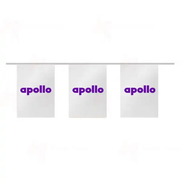 Apollo İpe Dizili Süsleme Bayrakları