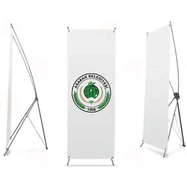 Araban Belediyesi X Banner Bask Tasarm