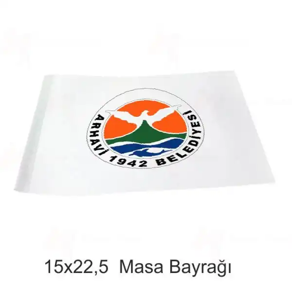 Arhavi Belediyesi Masa Bayraklar