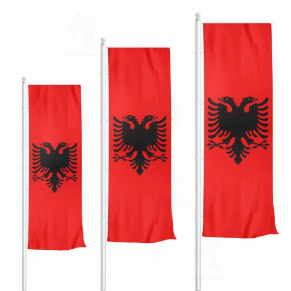 Arnavutluk Dikey Gnder Bayraklar