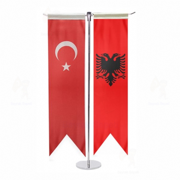 Arnavutluk T Masa Bayraklar