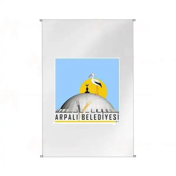 Arpal Belediyesi Bina Cephesi Bayraklar