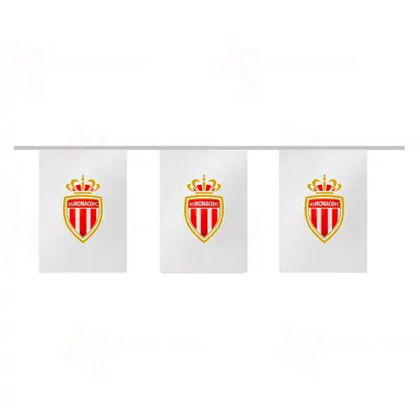 As Monaco İpe Dizili Süsleme Bayrakları