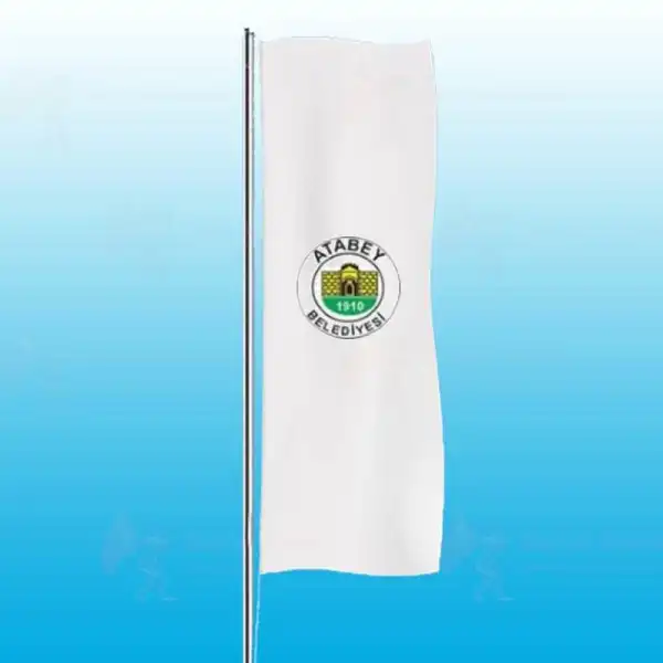 Atabey Belediyesi Dikey Gnder Bayrak Tasarmlar