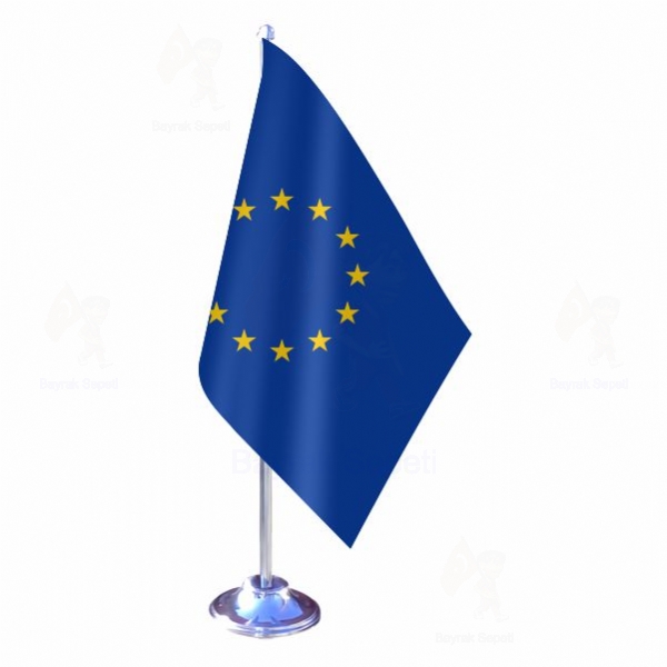 Avrupa Birlii Tekli Masa Bayraklar