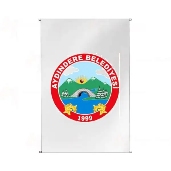 Aydndere Belediyesi Bina Cephesi Bayraklar