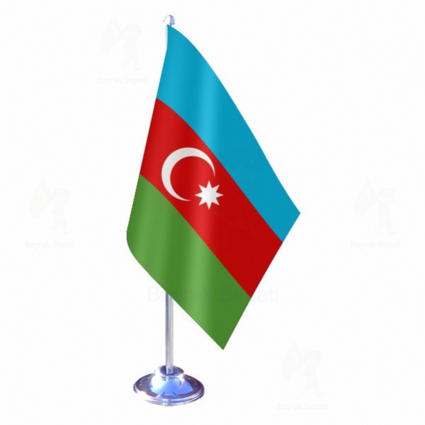Azerbaycan Tekli Masa Bayraklar