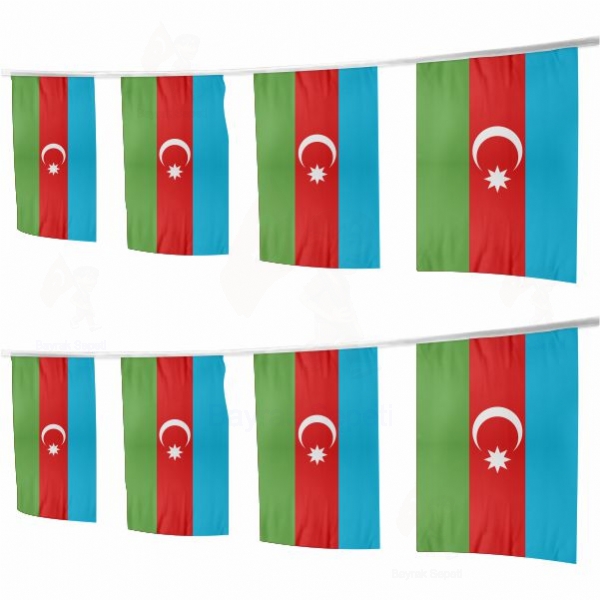 Azerbaycan pe Dizili Ssleme Bayraklar eitleri