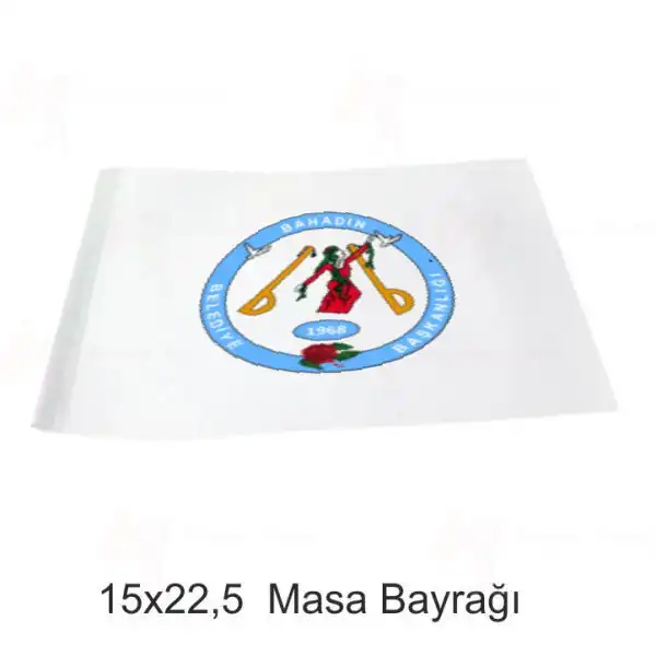 Bahadin Belediyesi Masa Bayrakları