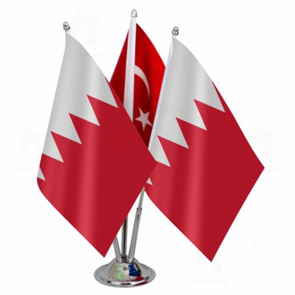 Bahreyn 3 L Masa Bayraklar