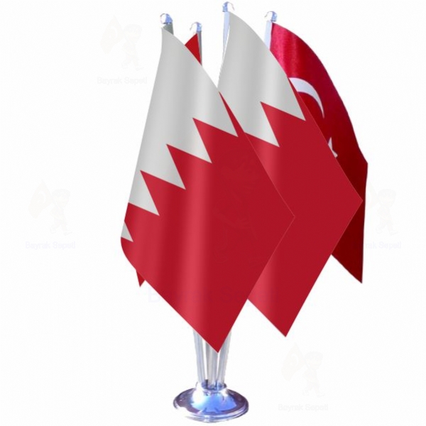 Bahreyn 4 L Masa Bayraklar