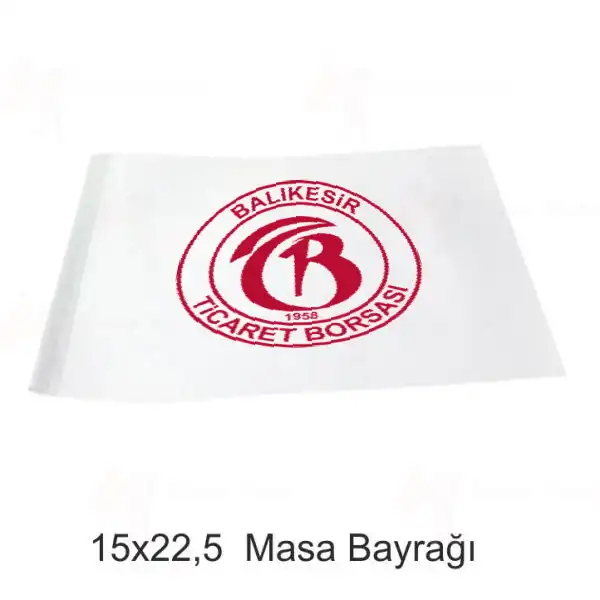 Balkesir Ticaret Borsas Masa Bayraklar