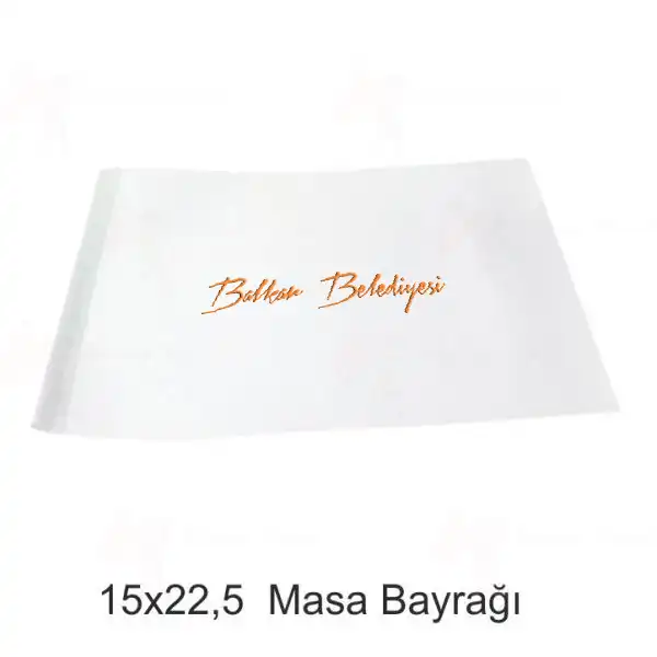 Balkar Belediyesi Masa Bayraklar