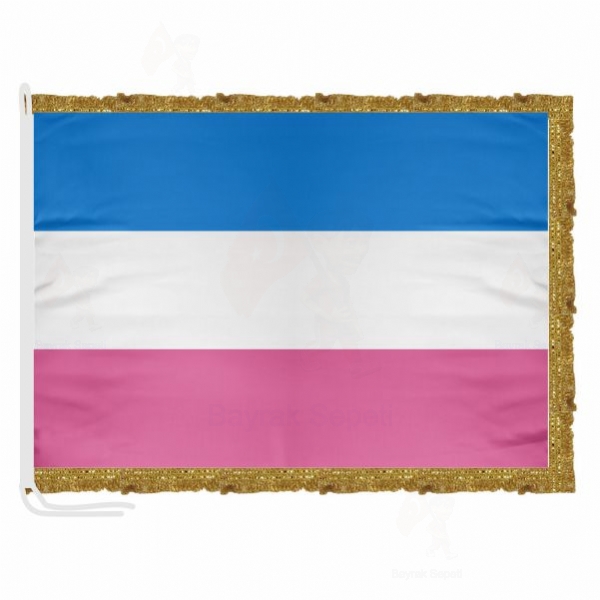 Bandera Heterosexual Saten Kuma Makam Bayra